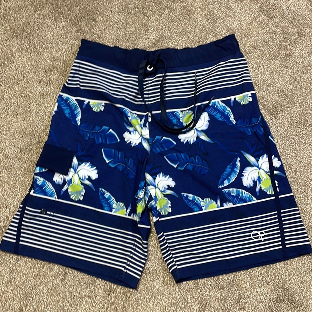 NWOT Tropical Swim Trunks